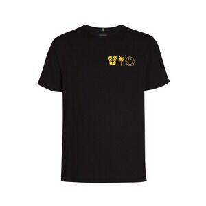 Havaianas x Smiley Men's Black Logo T-Shirt Small